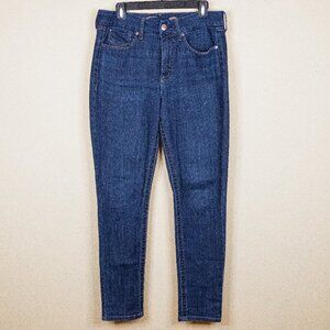 Seven7 size 10 TUMMYLESS HIGH RISE SKINNY blue denim jeggings, NWOT